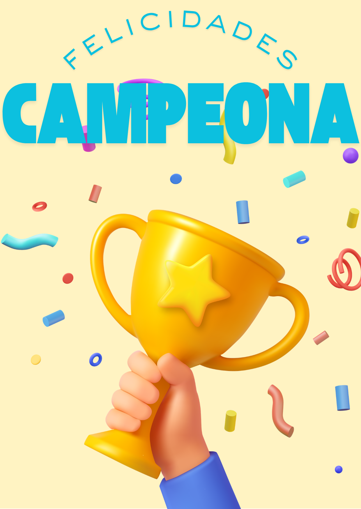 Felicidades campeón/campeona