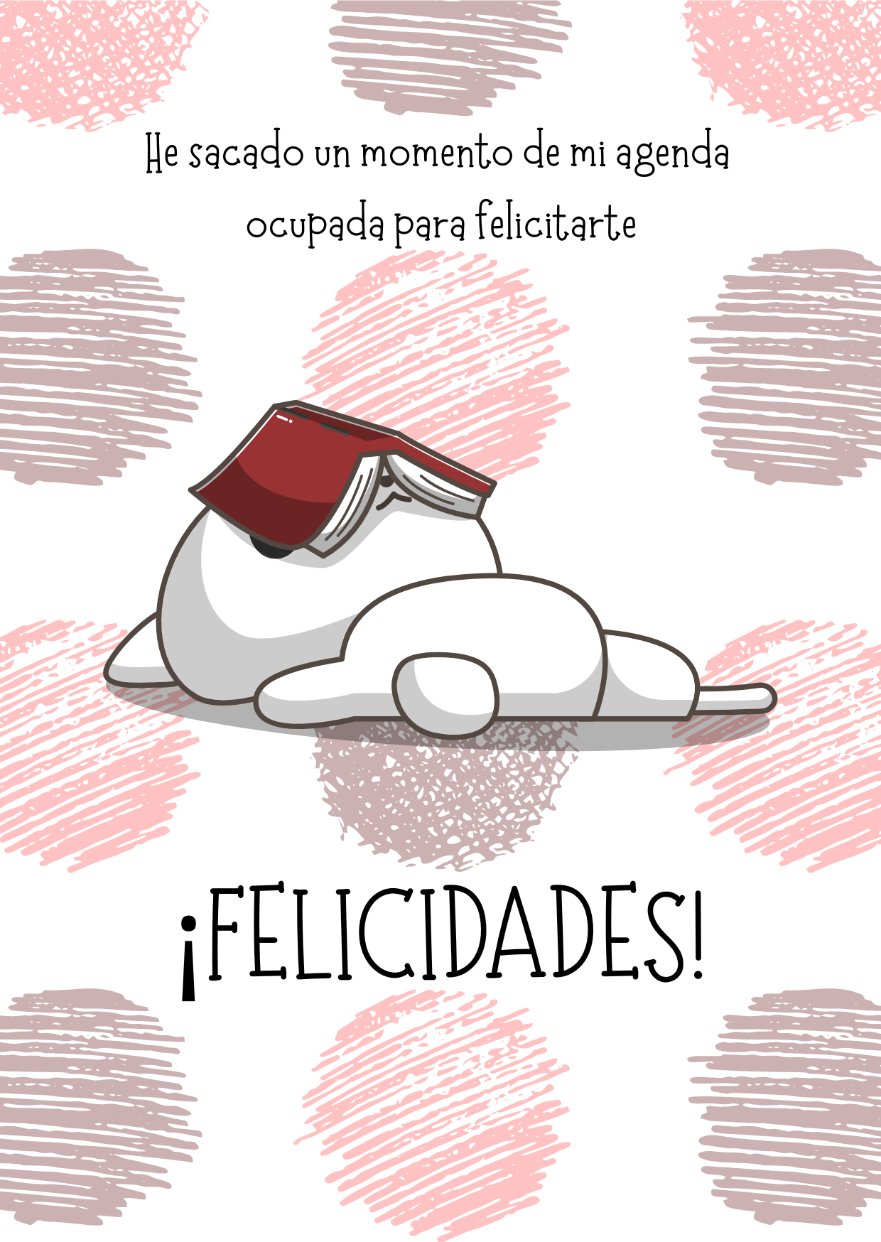 Saco un momento para felicitarte