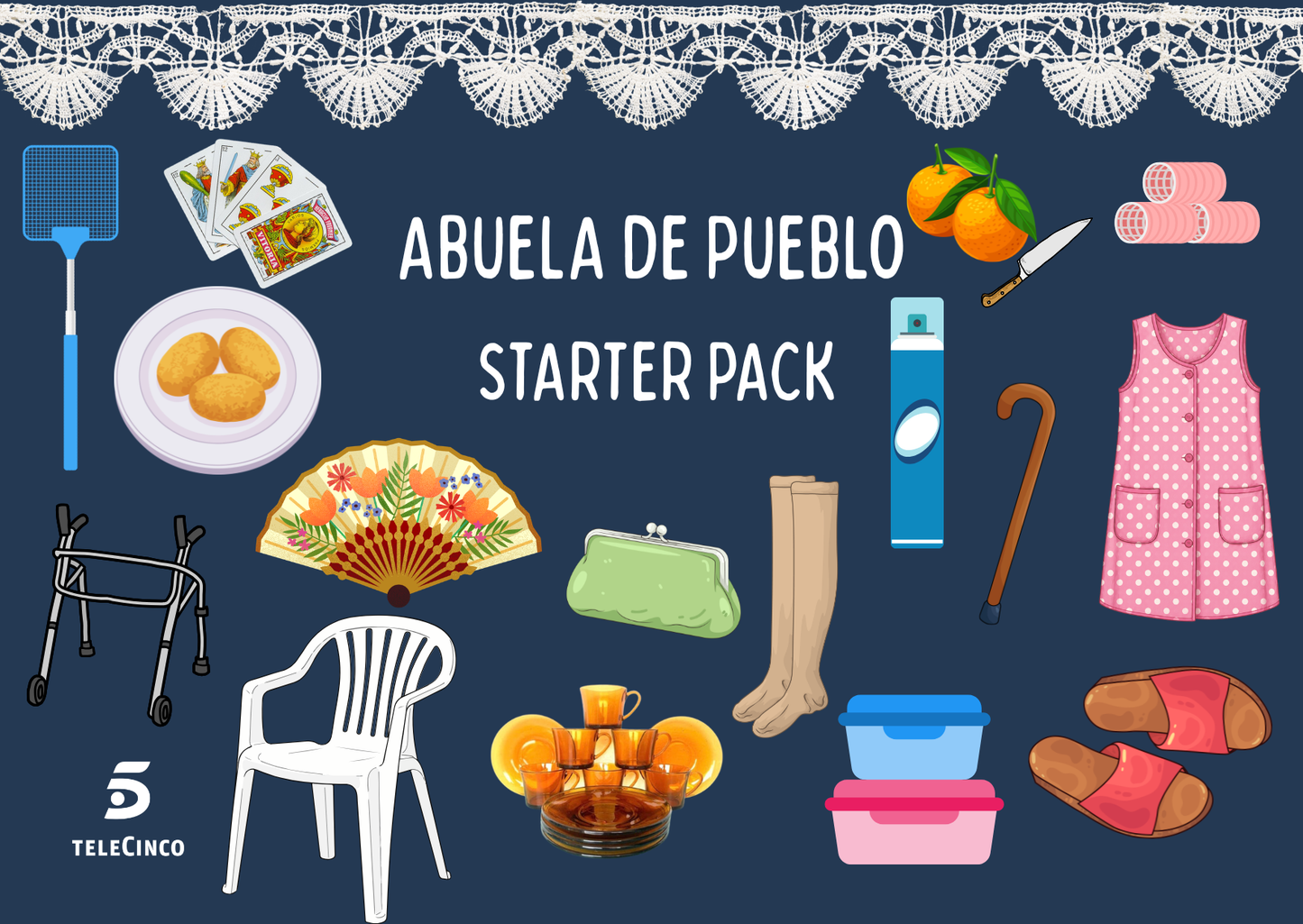 Abuela de pueblo starter pack