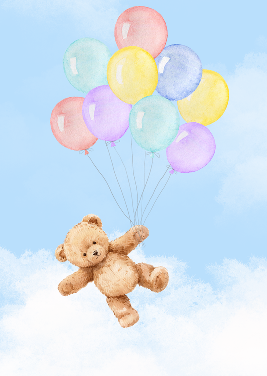 Osito con globos