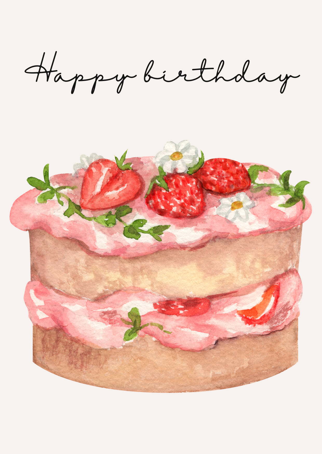 Happy birthday cake